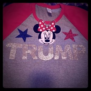 Baseball Style 3/4 sleeve gray & red shirt